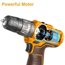 CORDLESS DRILL 12V SET INGCO (COSLI24011)