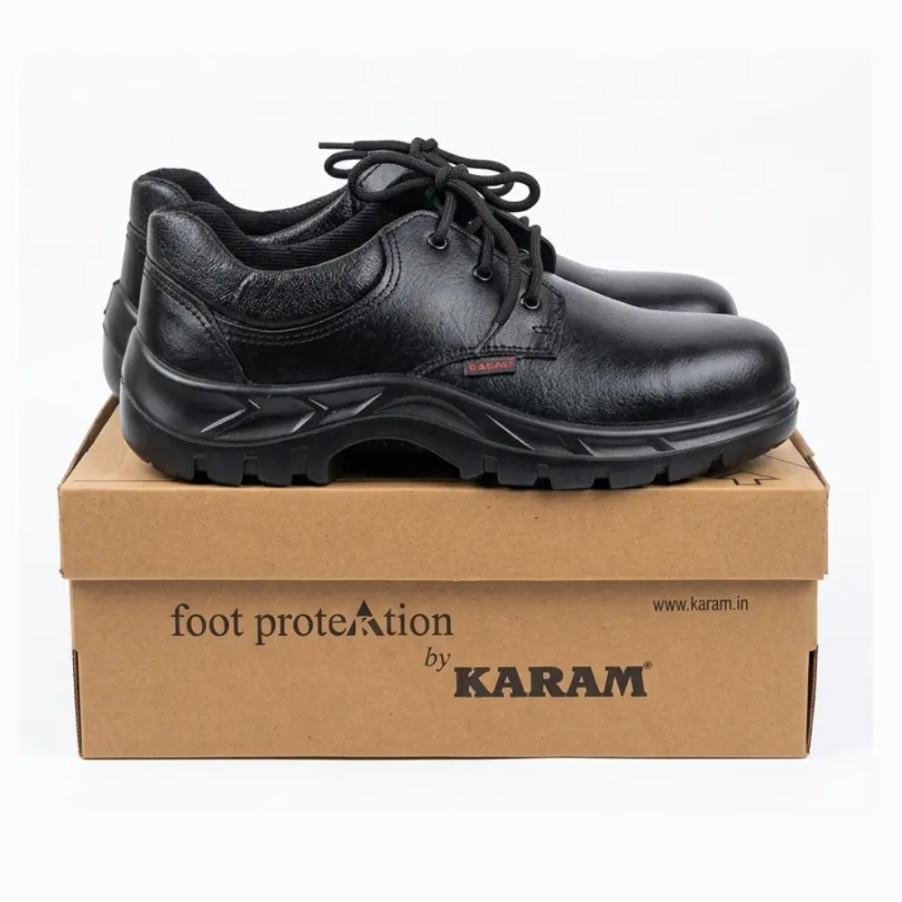 KARAM SAFETY SHOE BLACK 10 NO (FS05)