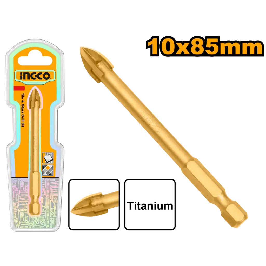 TILE & GLASS DRILL BIT 10MM INGCO (DBG1131008)