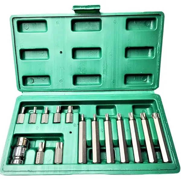 15 PC TORX BIT SET GREEN