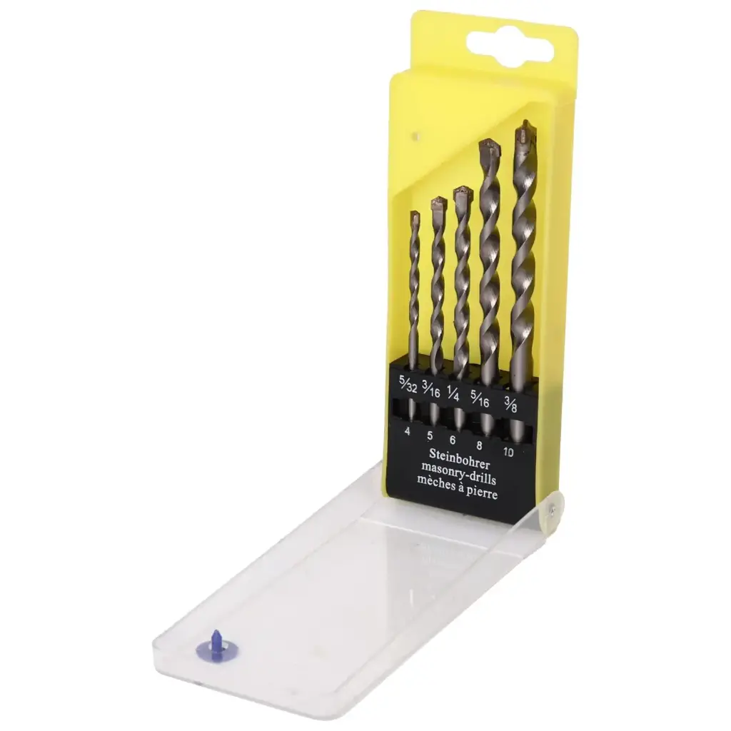 5 PCS MASONRY DRILL BIT SET CHESTON
