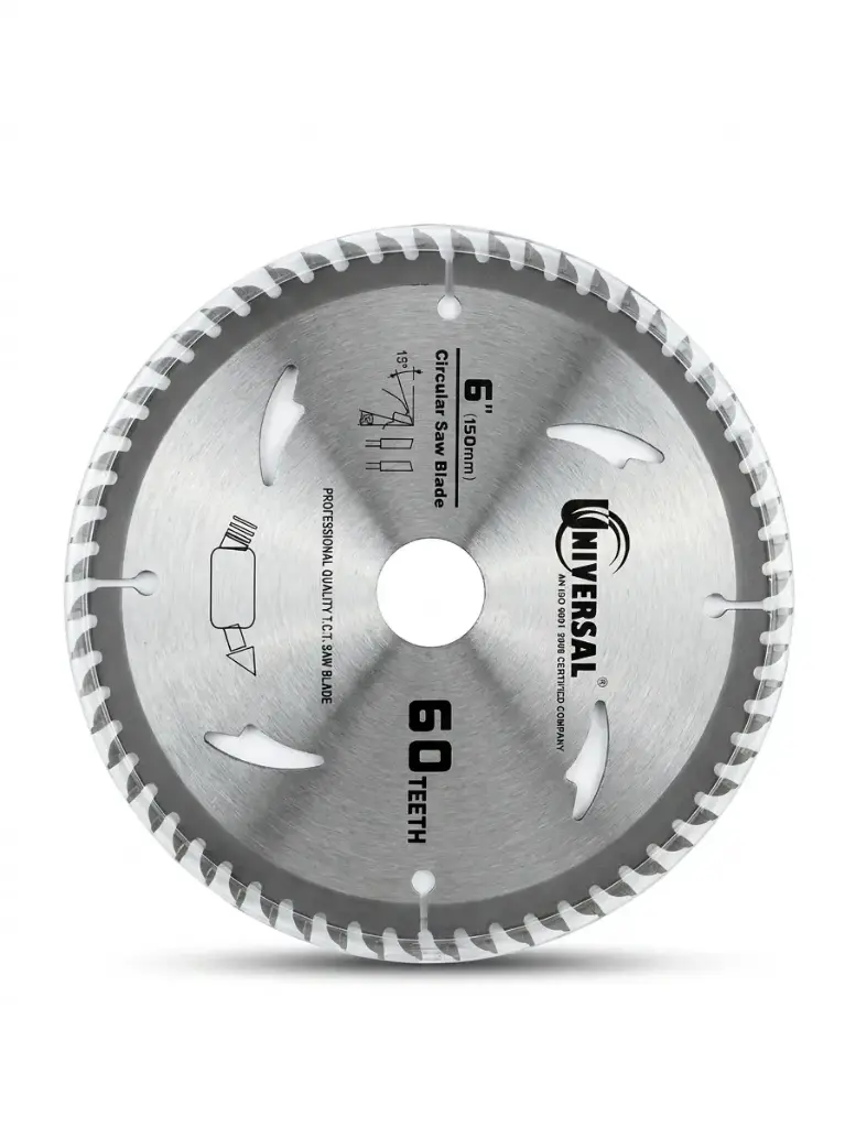 TCT SAW BLADE 6" 60T UNIVERSAL CODE NO-725-A