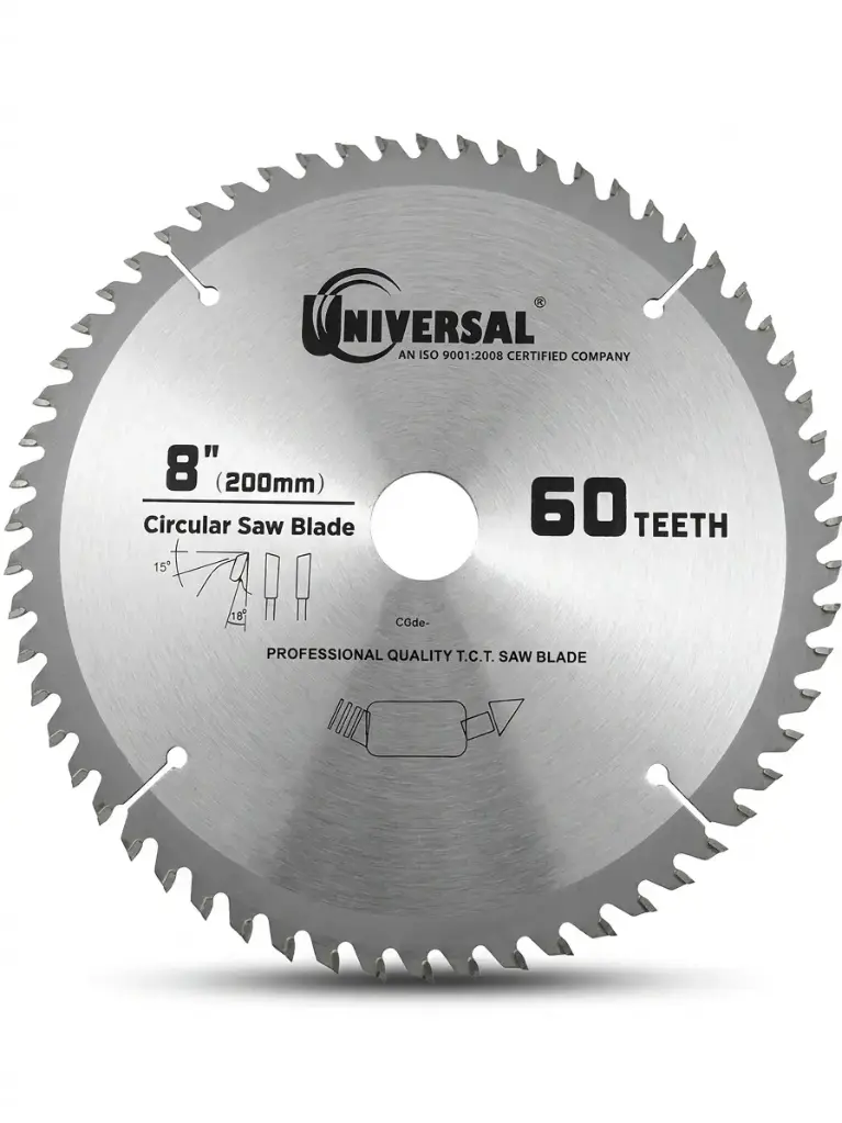 TCT SAW BLADE 8" 60T UNIVERSAL CODE NO-728