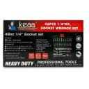 46 PCS 1/4" SOCKET SET KEAA