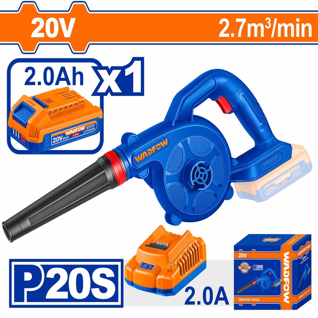 CORDLESS BLOWER 20V WADFOW (WBLP5521)