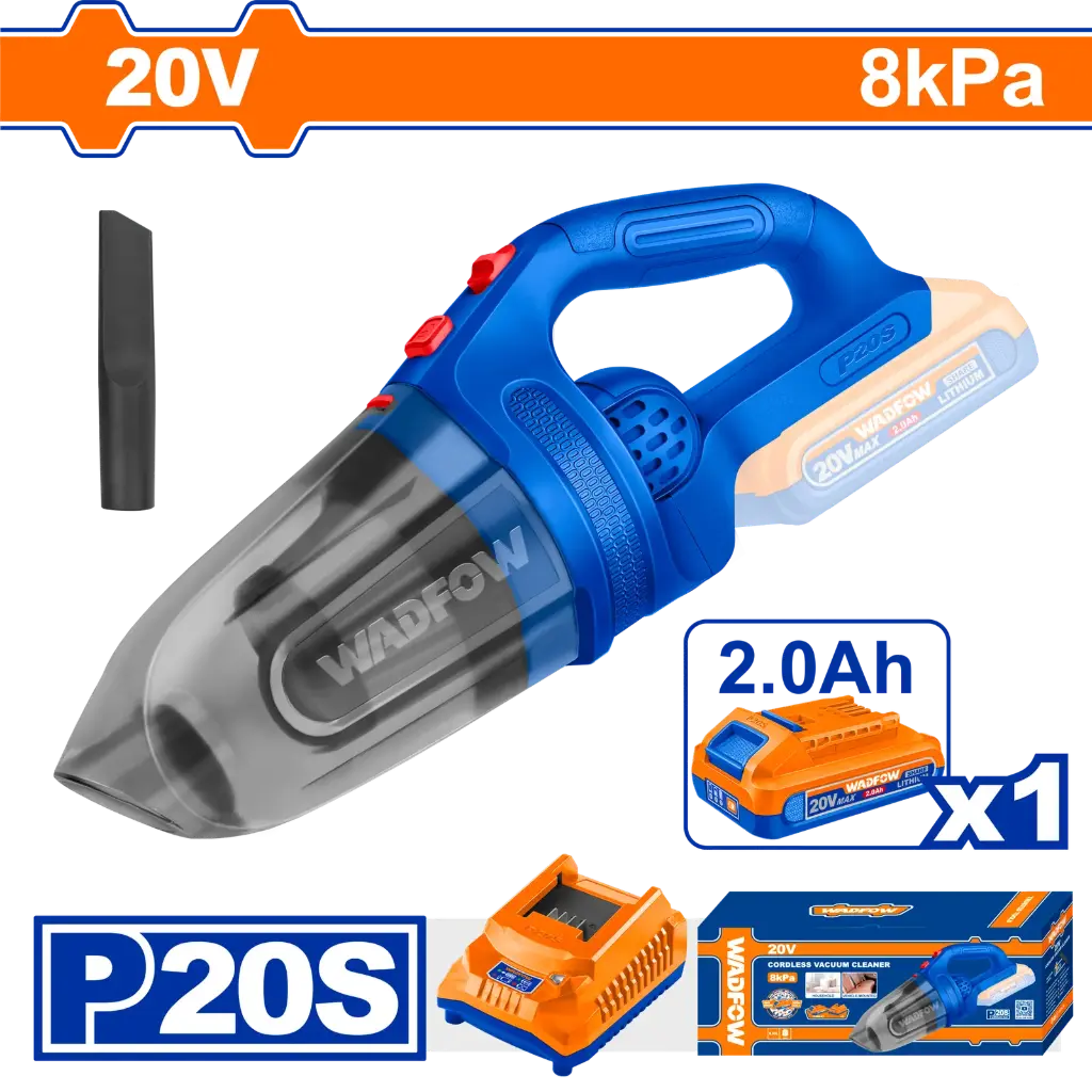 CORDLESS VACCUM CLEANER 20V WADFOW (WLV20201)