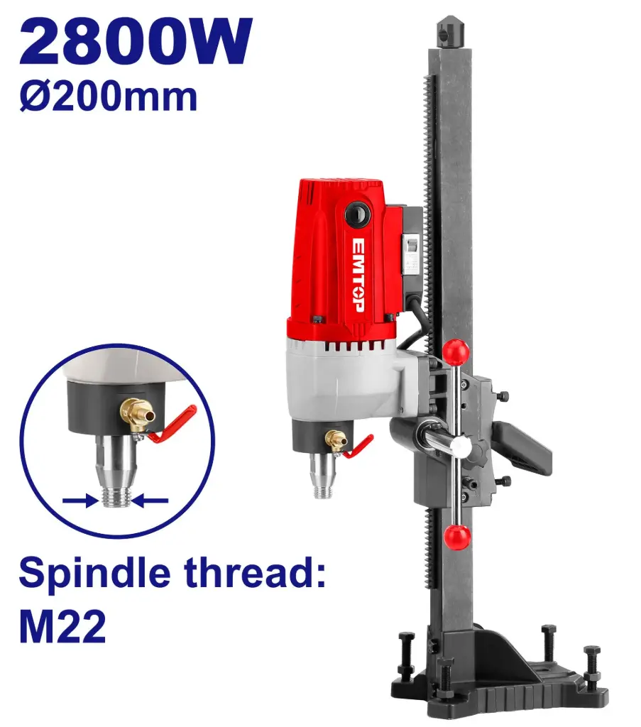 DIAMOND DRILLING MACHINE 2800W EMTOP (EDDM280020)