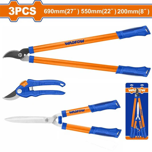 3 PCS GARDEN SHEARS SET WADFOW (WPR3E03)