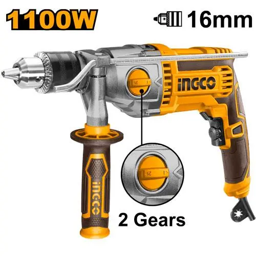 IMPACT DRILL 16MM 1100W INGCO (ID211008)