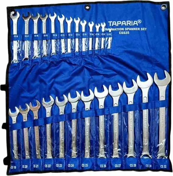 25 PCS COMBINATION SPANNER SET TAPARIA (CSS25)