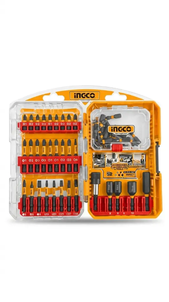 51 PCS SCREWDRIVER BITS SET INGCO (AKDL25106)