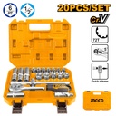20PCS 1/2" SOCKET SET INGCO (HKTS12201)