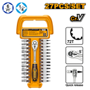 27 PCS 1/4 SOCKET SET INGCO (HKTS14271)