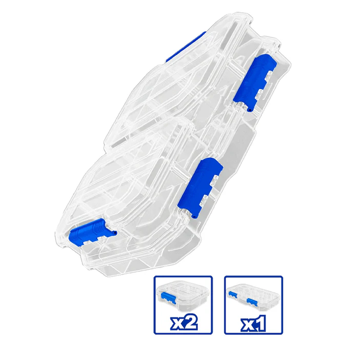3 PCS TRANSPARENT ORGANIZERS SET WADFOW (WTB8343)