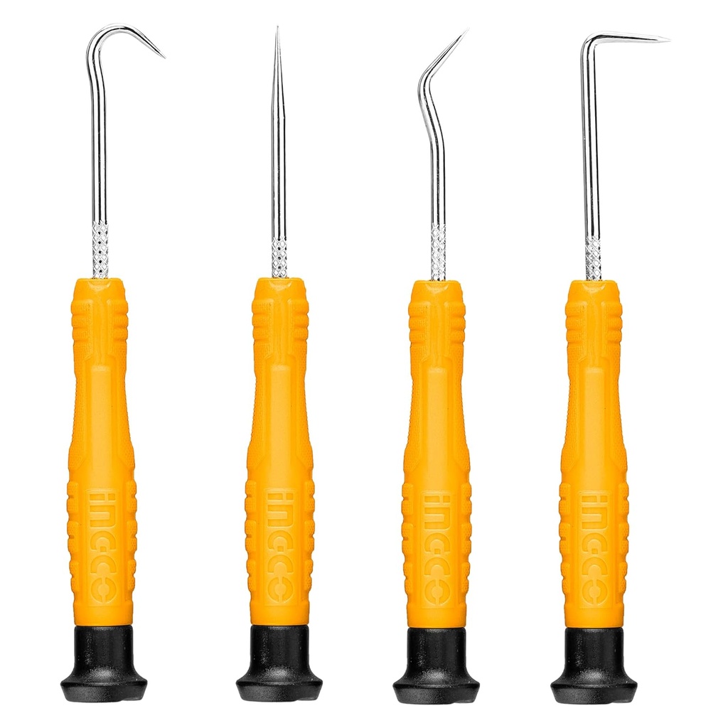 4PCS PICK AND HOOK SET INGCO (HKPHS0401)