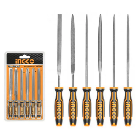 6PCS FILE SET INGCO (HKTF63)