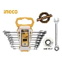 8 PCS RATCHET SPANNER SET 8-19MM HKSPAR1082