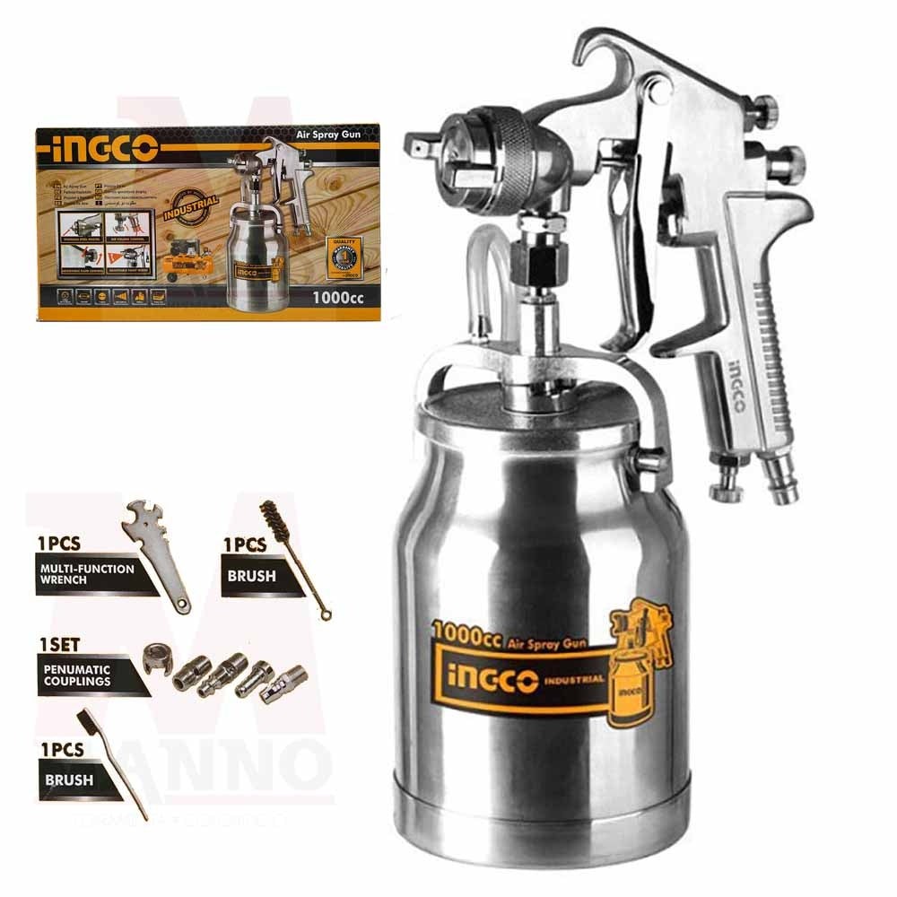 AIR SPRAY GUN 1000CC INGCO (ASG3102)