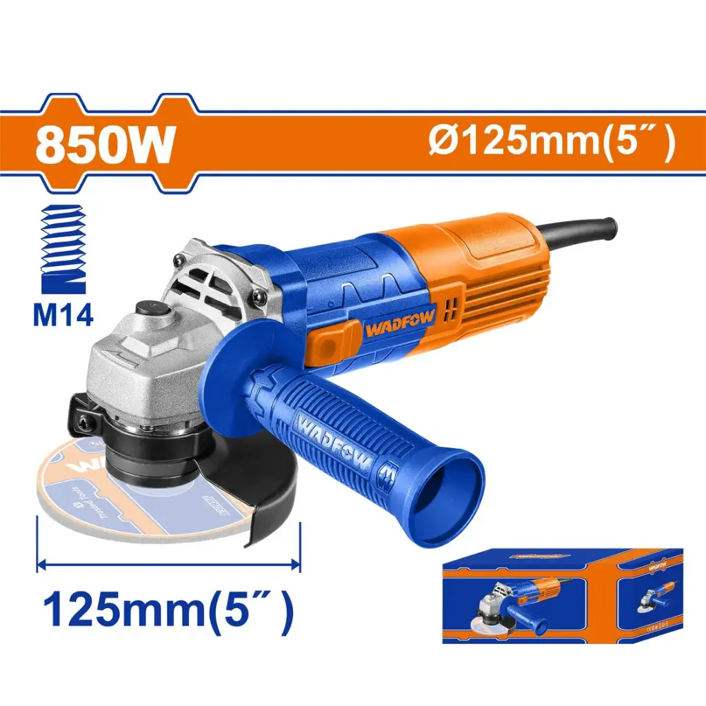 ANGLE GRINDER 850W 5" WADFOW (WAG15851)