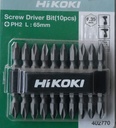 BOTH SIDE SCREWDRIVER BITS SET HIKOKI