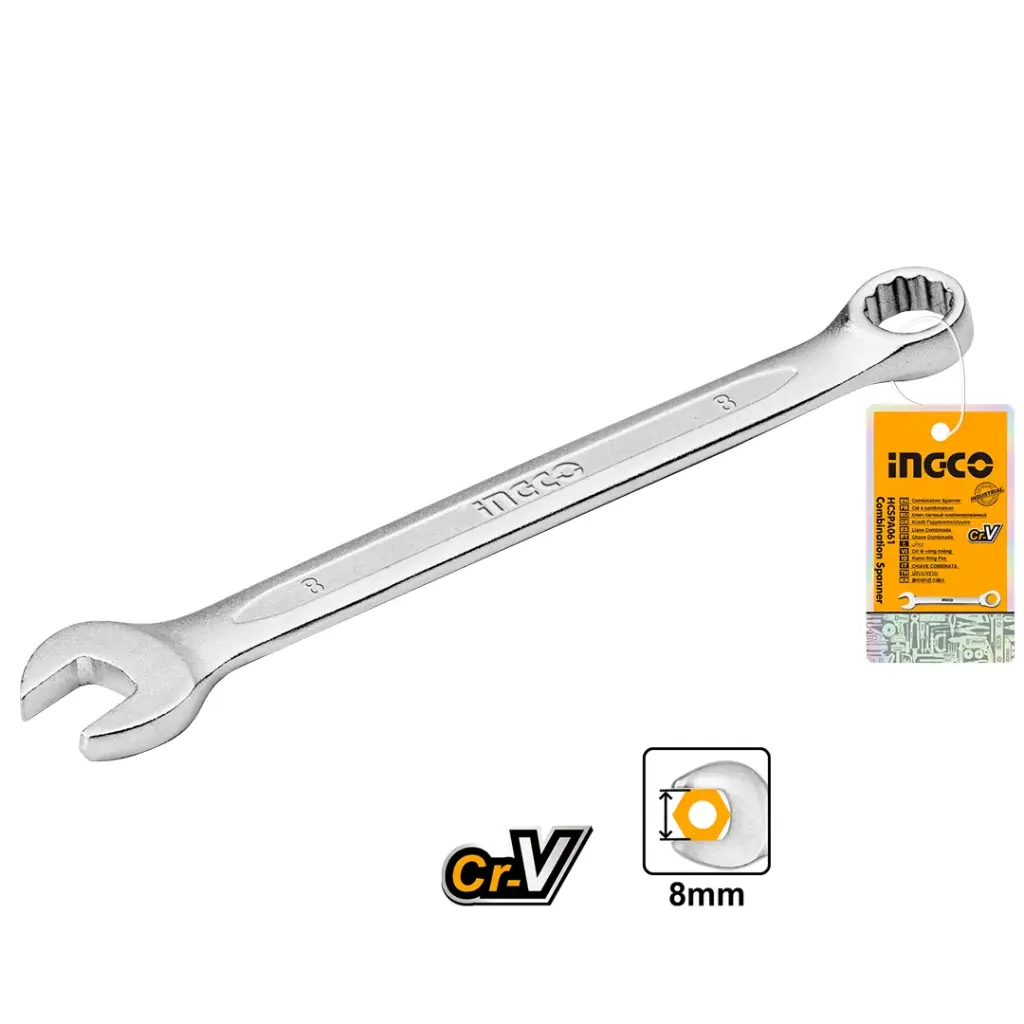 COMBINATION SPANNER 8mm INGCO (HCSPA081)