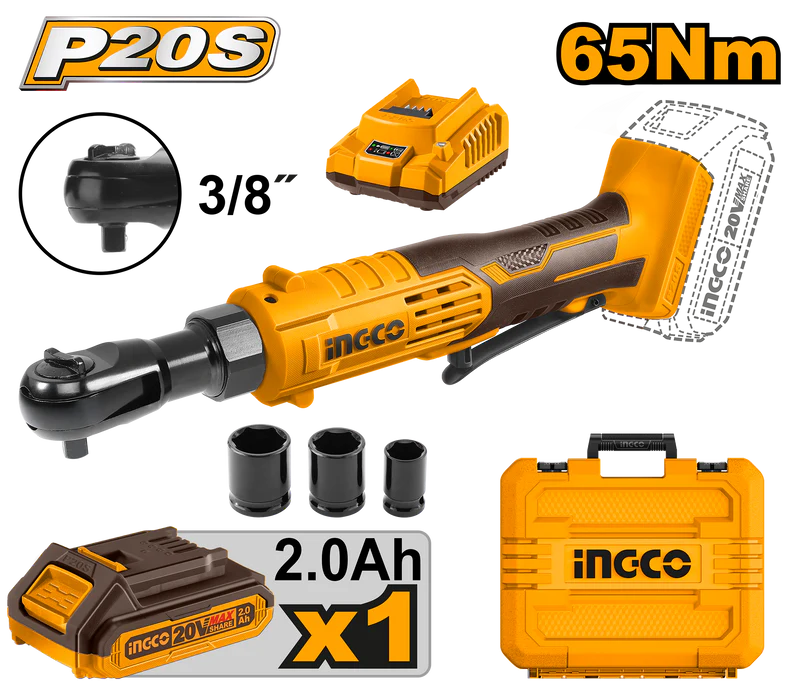 CORDLESS RATCHET WRENCH 20V  INGCO (CDRLI2060152)
