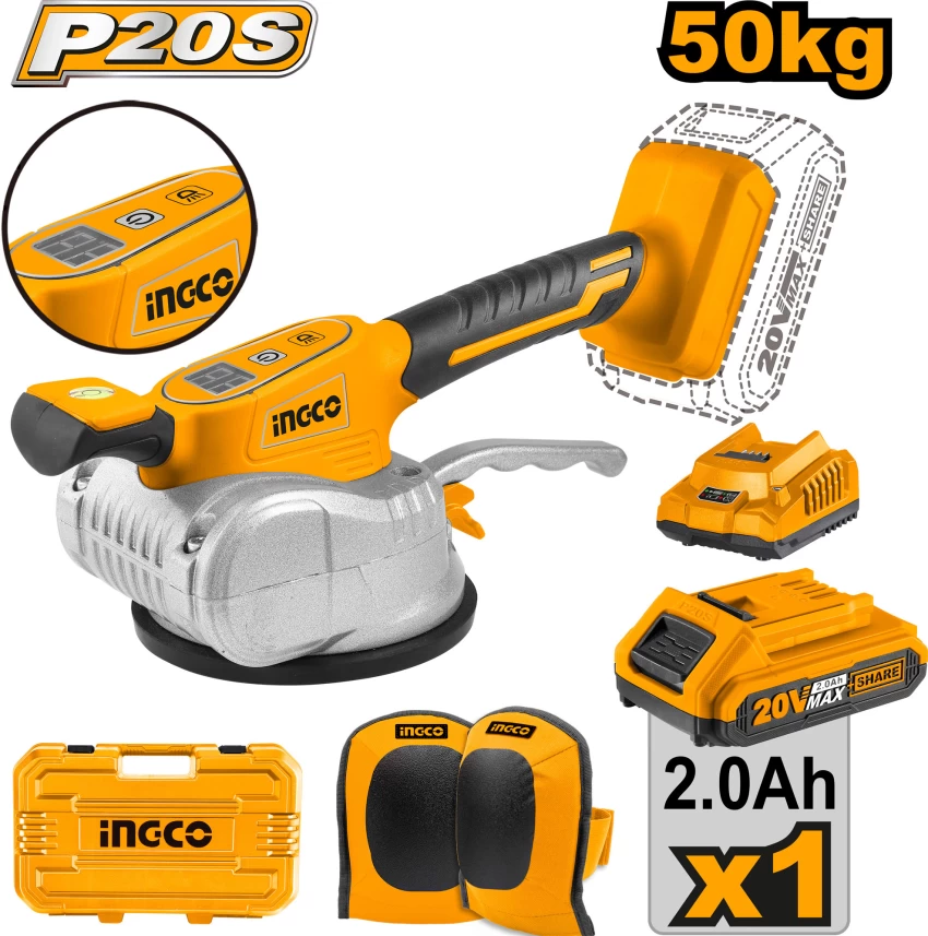 CORDLESS TILE VIBRATOR 20V INGCO (CTVLI2010)