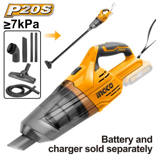 CORDLESS VACUUM CLEANER 20V INGCO (CVLI2001)