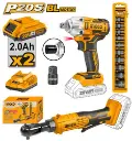CORDLESS WRENCH & DRIVE WRENCH SET ING (COSLI23066)