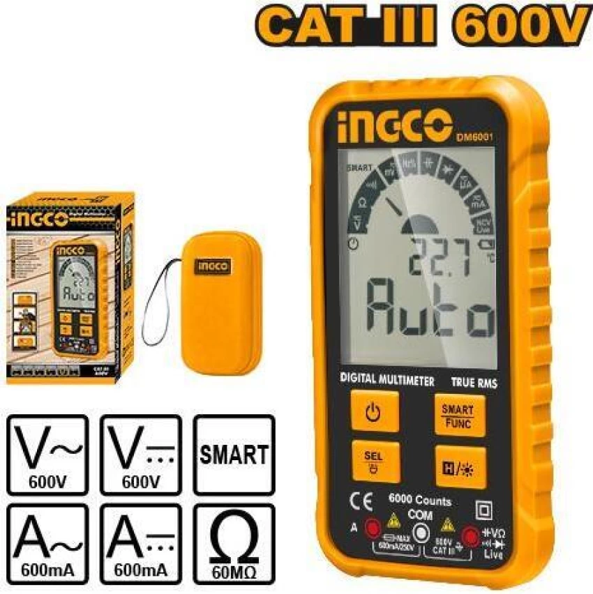 DIGITAL MULTIMETER INGCO (DM6001)