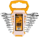 DOUBLE OPEN END SPANNER SET INGCO (HKSPA2088)