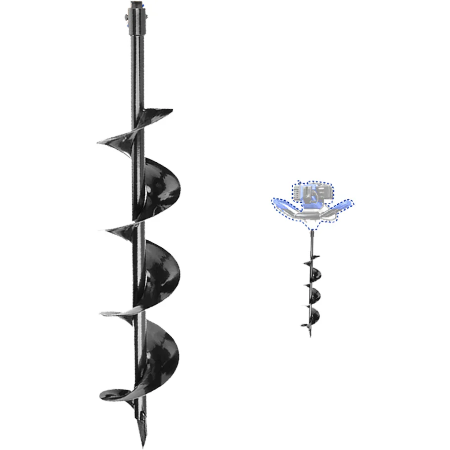 EARTH AUGER BIT 120*800MM WADFOW (WDZ1A52-2)