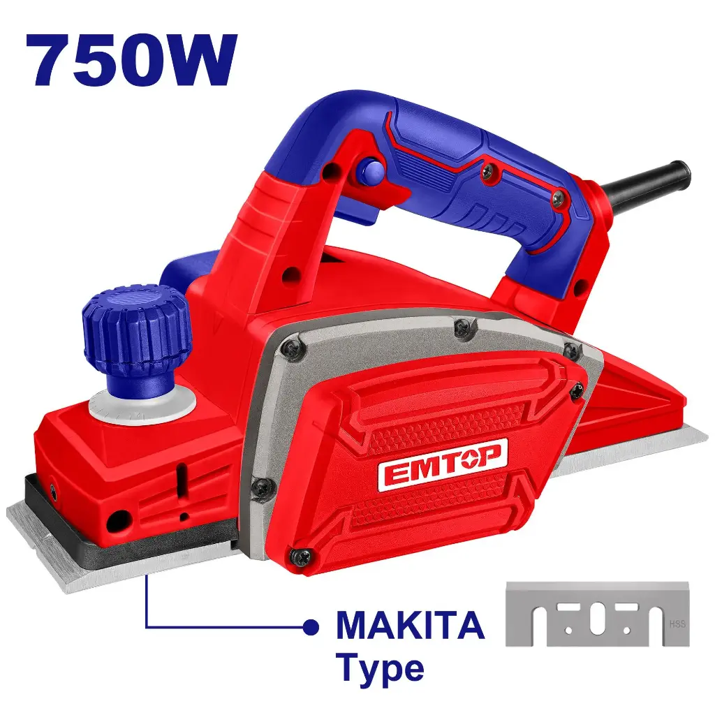ELECTRIC PLANER 750W EMTOP (EECR0751)