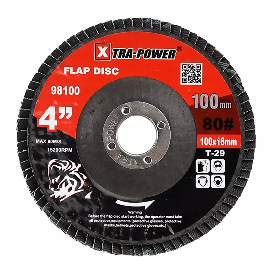 FLAP DISC 100MM #80 XTRA POWER
