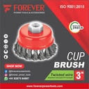FOREVER WIRE CUP BRUSH 3"