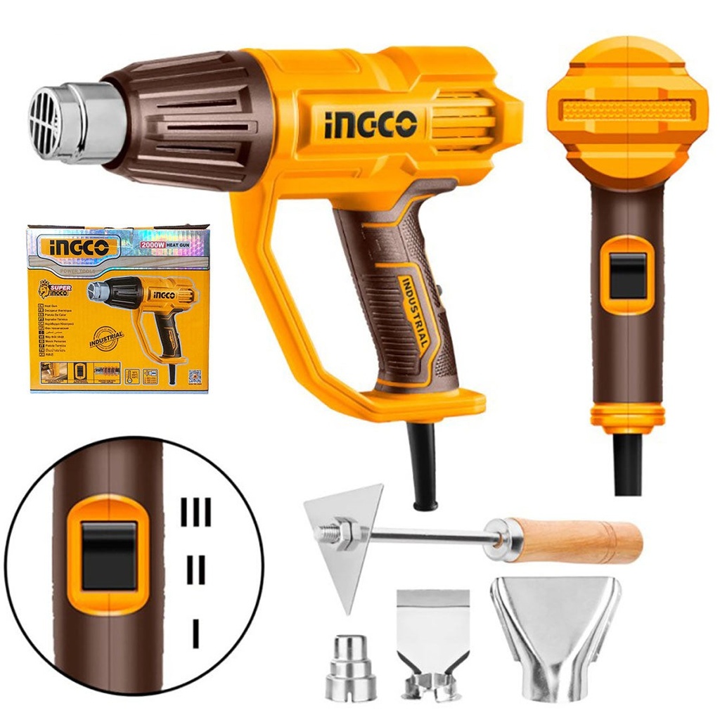 HEAT GUN 2000W INGCO (HG200078)