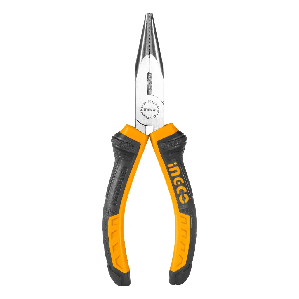 HIGH LEVERAGE LONG NOSE PLIERS 8" INGCO (HHLNP28200
