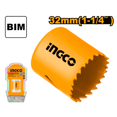 HSS-BI 32MM METAL HOLESAW INGCO (HSB10321)