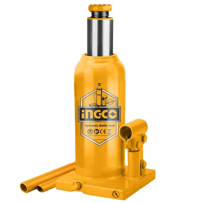 HYDRAULIC BOTTLE JACK 12 TON INGCO (HBJ1202)