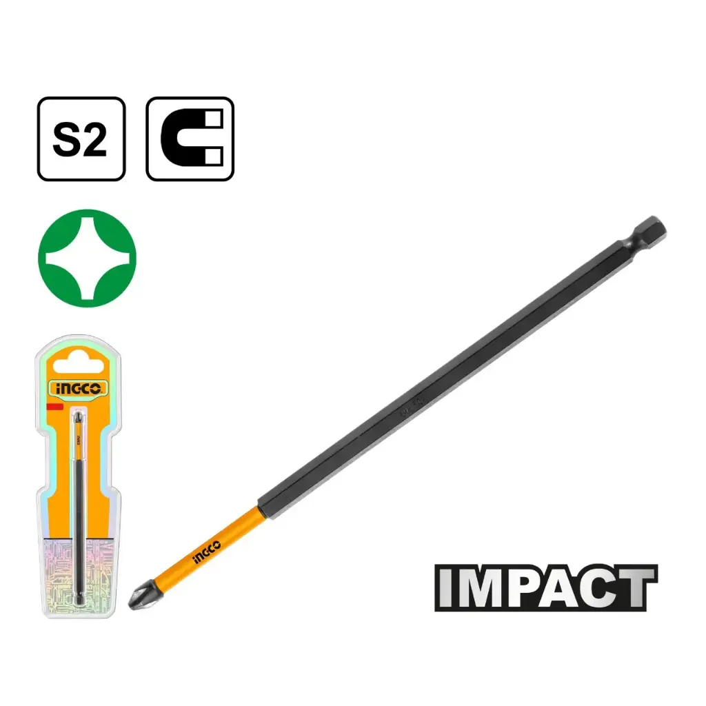 IMPACT SCREWDRIVER BIT 8" INGCO (SDBIM11PH183)
