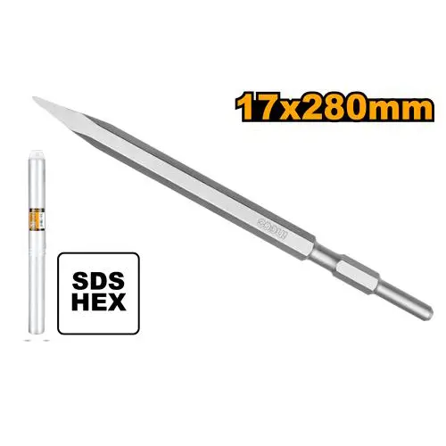 INGCO 7KG HAMMER CHISEL POINT 17*280 (DBC0512801)