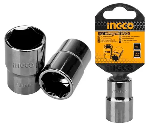 INGCO SOCKET 1/2" 12MM (HHAST12121)