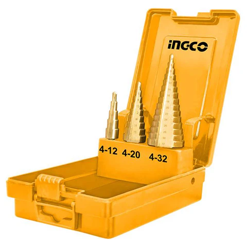 INGCO STEP DRILL BITS 3PCS SET (AKSDS0301)