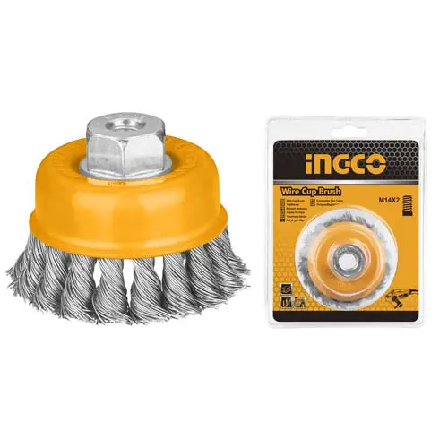 INGCO WIRE CUP BRUSH DIA 0.5*75MM 3" (WB20752)