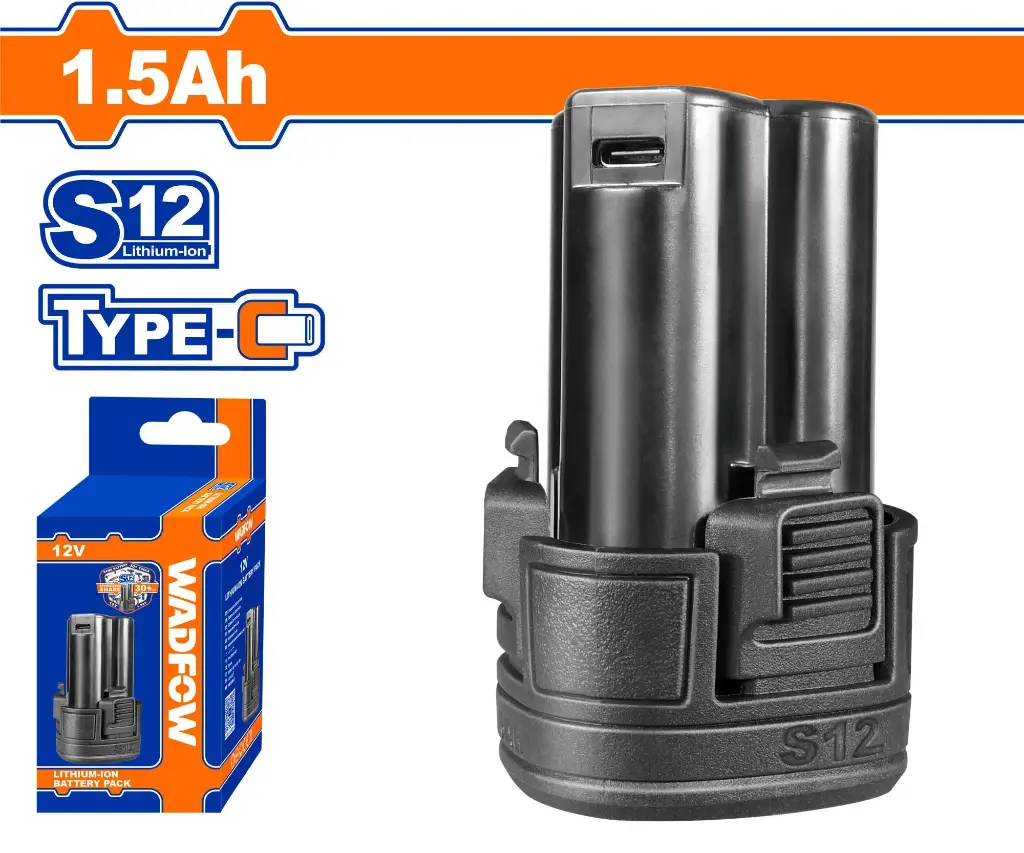 LI-ION BATTERY 12V C-TYPE WADFOW (WLBS5150)