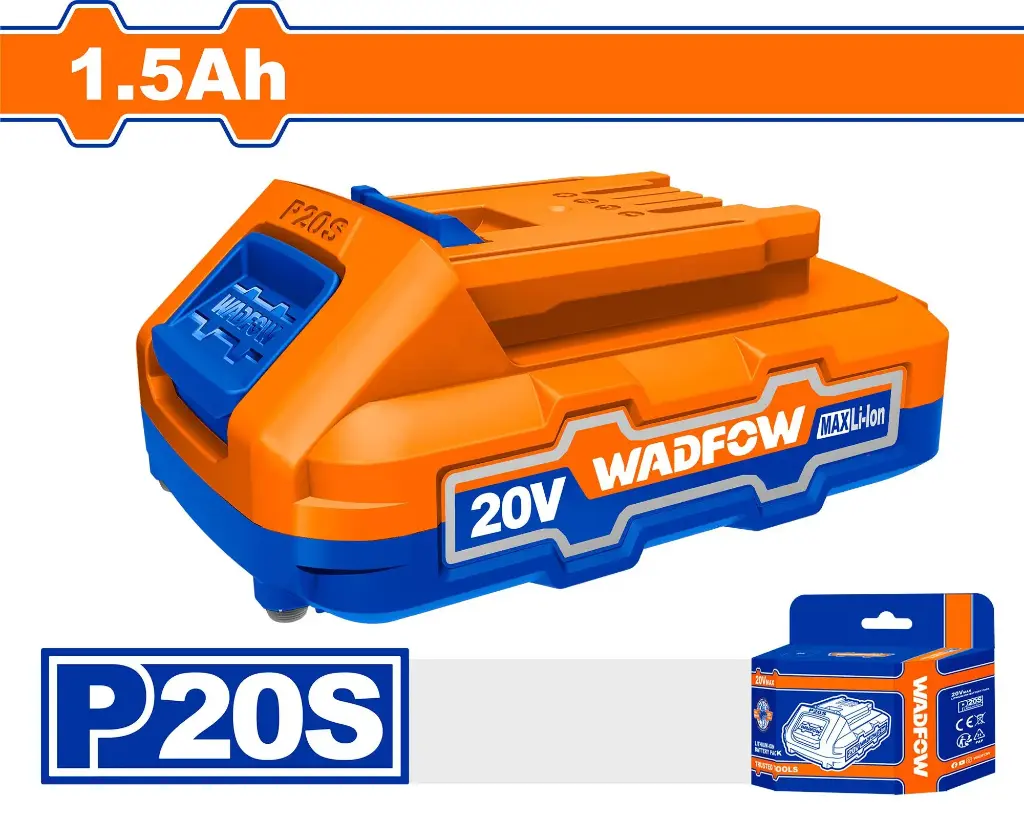 LI-ION BATTERY PACK 20V 1.5 A.H WADFOW (WLBP515)