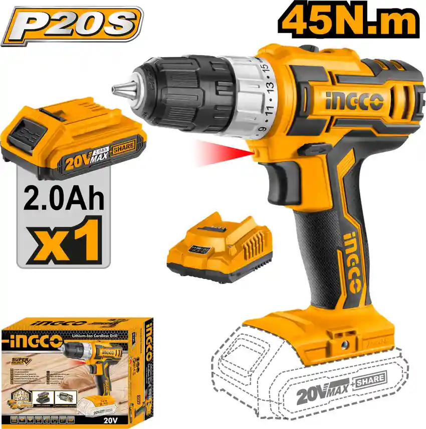 LI-ION CORDLESS DRILL 20V (CDLI20024)