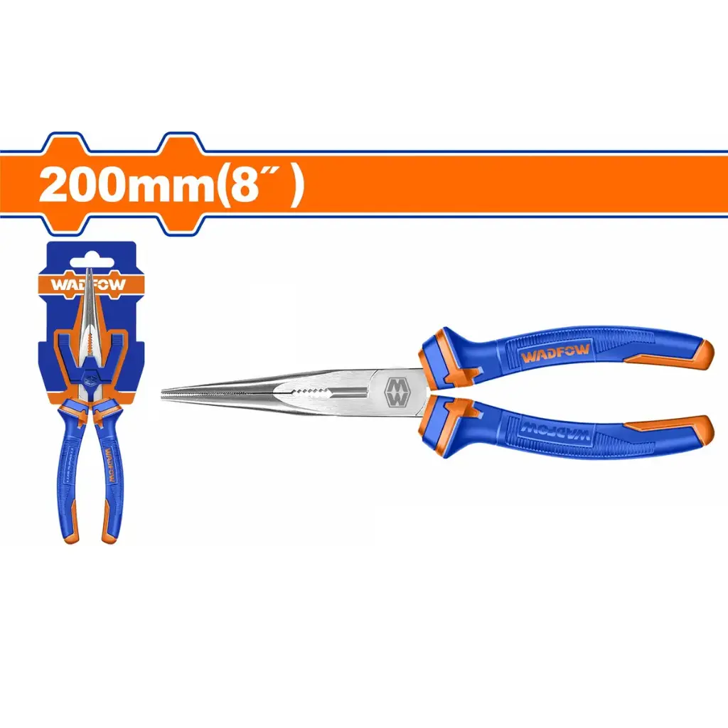 LONG NOSE PLIERS 8" WADFOW (WPL2C08)