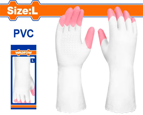 PVC GLOVES L WADFOW (WVG932L)