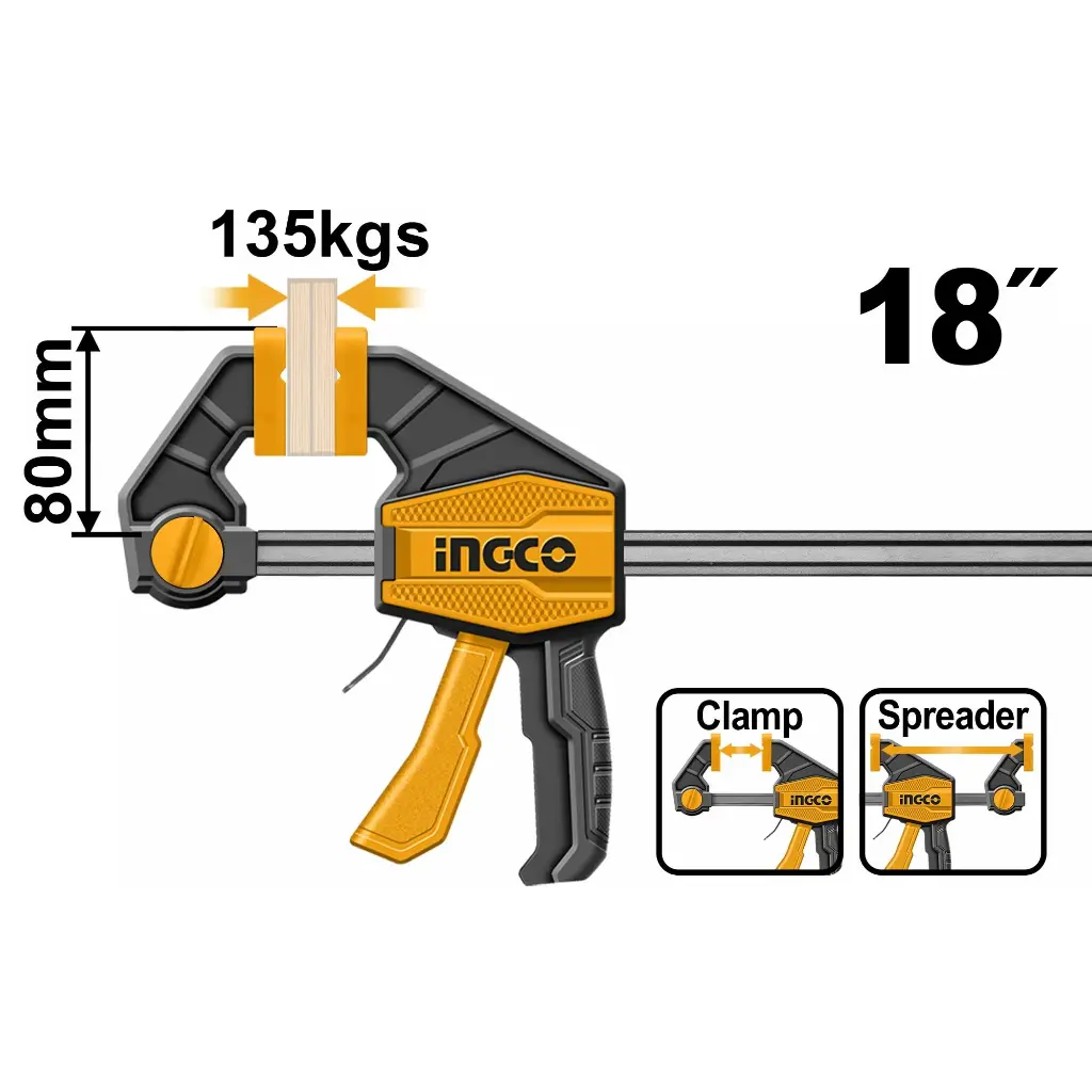QUICK BAR CLAMPS INGCO (HQBC18801)
